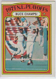1972 Topps Baseball Cards      221     NL Playoffs Bucs